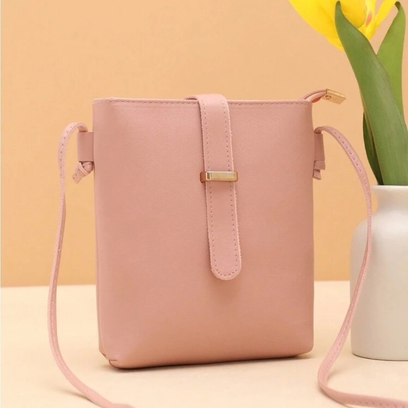 ⚠️Clearance Solid Pink Crossbody Bag - Picture 6 of 6
